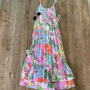 Colorful Lily Pulitzer beach dress